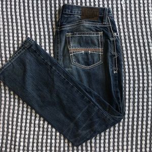 Mens Ariat 32x34 Low Rise Bootcut Jeans